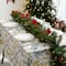 Glitzhome® 6ft. Pre-Lit Pine, Red Poinsettia & Berries Christmas Garlands with Timers, 2ct.